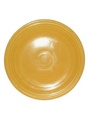 Vintage Genuine Fiesta Homer Laughlin HLC Fiestaware Antique Gold Dessert Plate